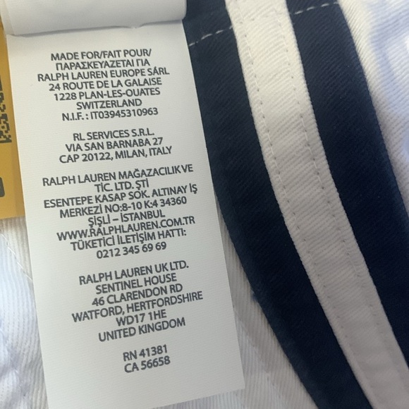 ✔️sold Polo Ralph Lauren Bucket Hat Reversible Seersucker XL New - Picture 8 of 10